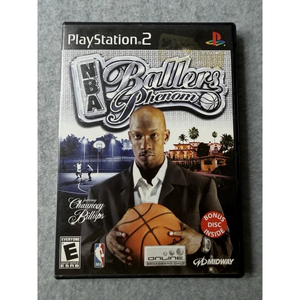 NBA Ballers: Phenom Sony Playstation 2 (PS2) W/ Bonus Disc No Manual